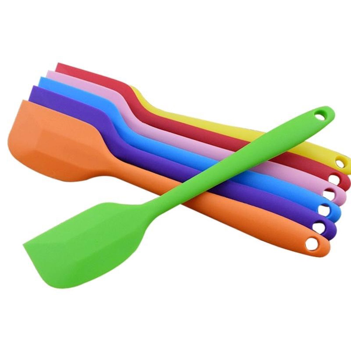 2 stuks keuken silicone Cream Cake spatel mengen schraper borstel boter mixer borstels bakken tool keukengerei (rood)