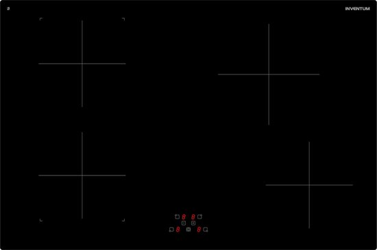 Inventum IKI7840 - Inbouw inductie kookplaat - ook geschikt voor normaal stopcontact - 78 cm- 5 jaar garantie