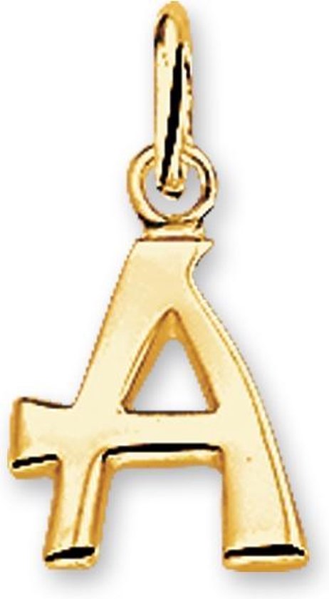 Van Dam Juwelier Gouden Bedel letter A 4018416
