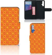 Huawei Nova 5T | Honor 20 Telefoon Hoesje Batik Orange