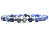 Beaddhism - Armband - Matt Blue - BT1222.1 - 8 mm - 17 cm