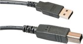 ICIDU USB 2.0 A - B Cable 3m USB-kabel USB A USB B Zwart