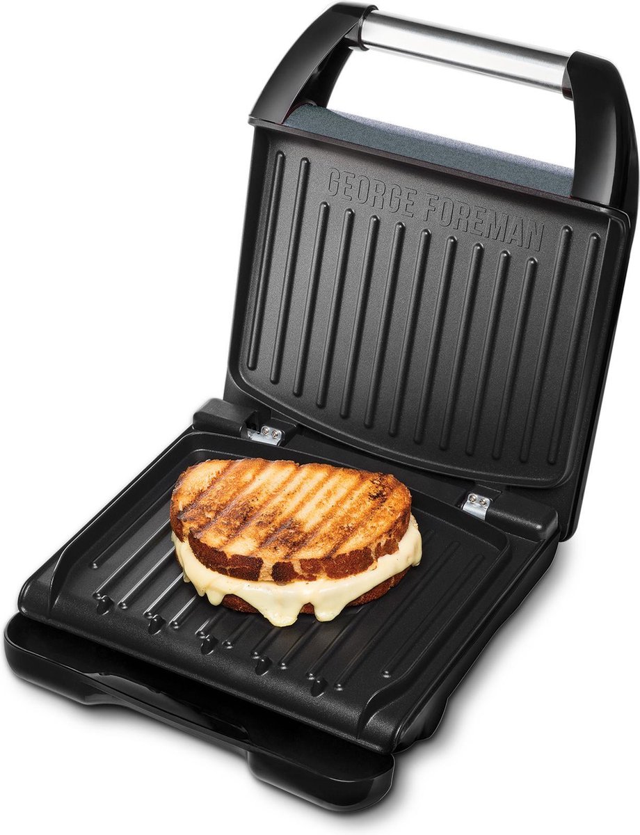 George Foreman 25041-56 Steel Grill Family - Contactgrill - Grijs - George Foreman