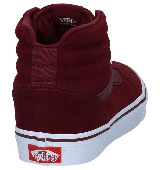 Vans - Ward Hi - Skate hoog - Dames - Maat 41 - Bordeaux - Port Royale  Suede | bol.com