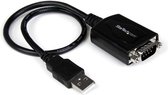 StarTech Korte USB naar RS232 Seriële DB9 Adapterkabel met COM-behoud