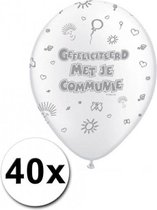 40 Communie ballonnen 30 cm