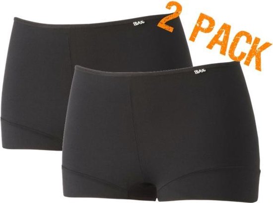 Avet | Dames Boxershorts | Microvezel | maat L | Zwart | 2-Pack