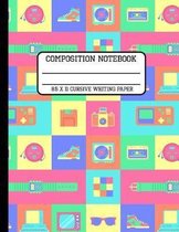 Composition Notebook Cursive Writing Paper