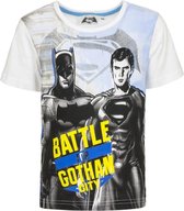 Superman vs batman t-shirt 128cm Wit