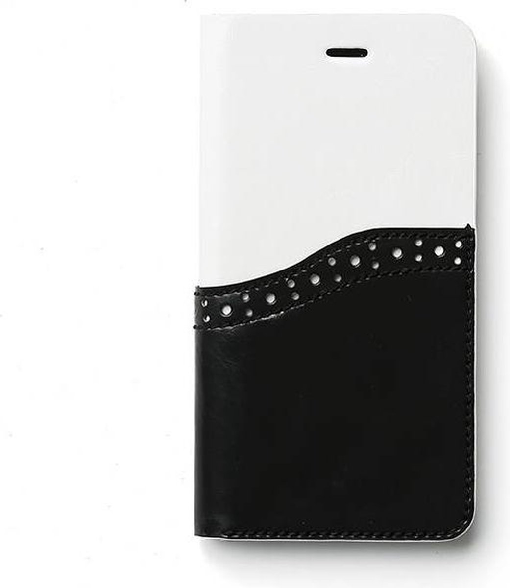 iPhone 6 Oxford Diary - White - iphone 6 hoesje - iphone 6s hoesje - leren ophone 6 / 6s hoesje
