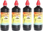 4 x Farmlight fakkelolie - lampenolie - 1 liter met easyfill dop