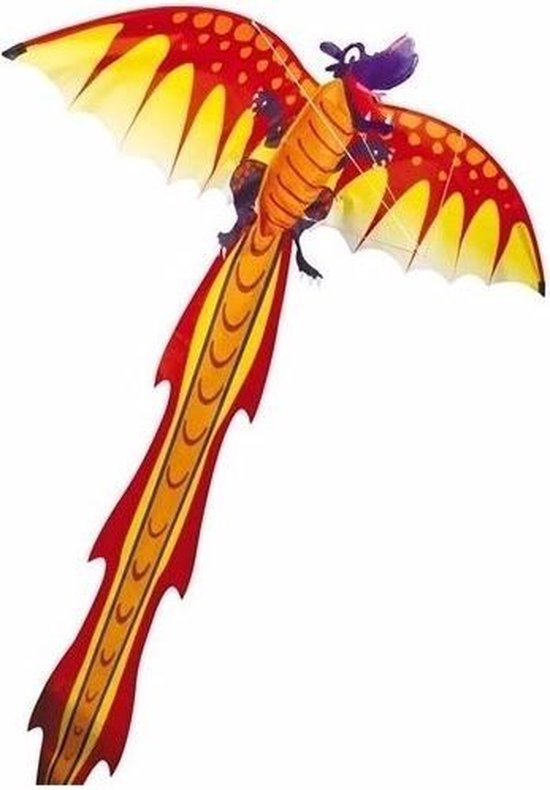 Cerf-volant dragon 3D coloré | bol