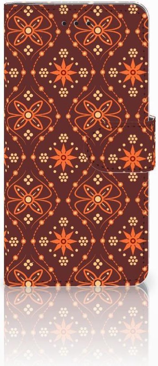 Motorola Moto G7 Play Telefoon Hoesje Batik Brown