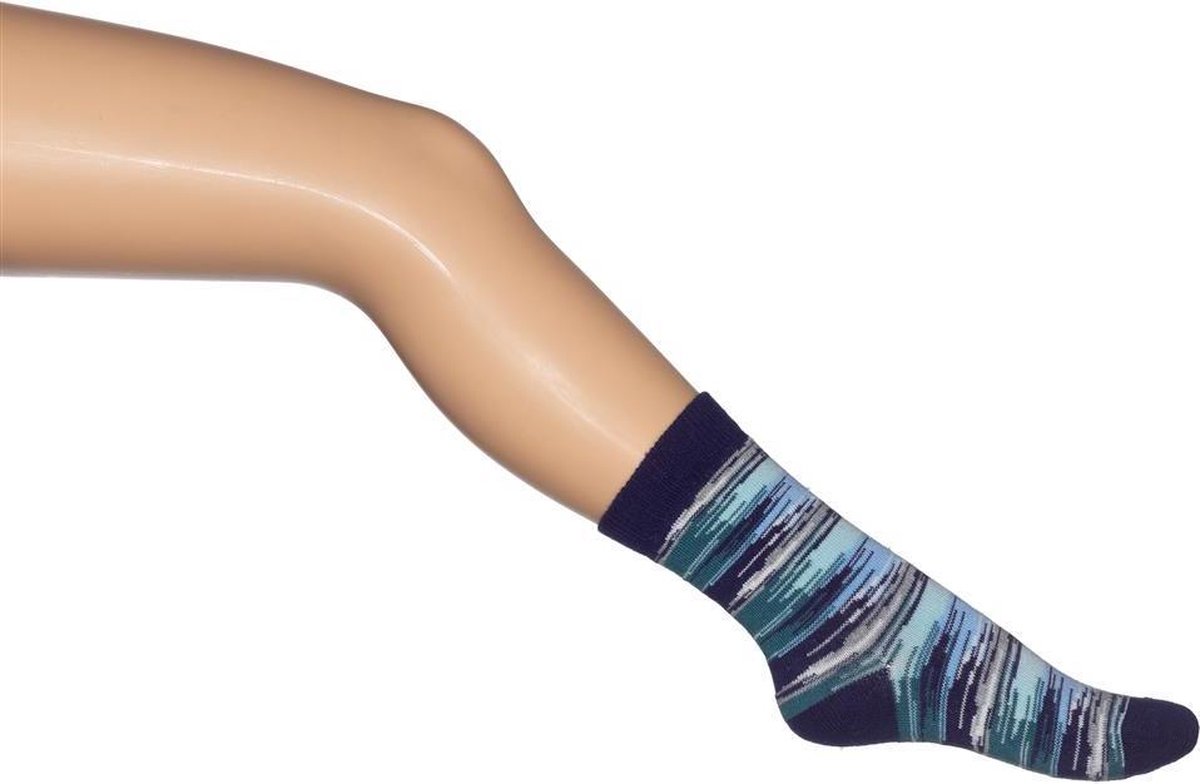 Worn-Out Stripes Sock