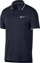 Nike - Court Dry Team Polo - Tennisshirt - S - Blauw
