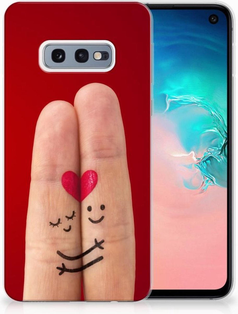 Samsung Galaxy S10e Silicone Back Cover Liefde - Origineel Romantisch Cadeau