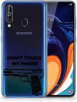 Geschikt voor Samsung Galaxy A60 Silicone-hoesje Pistol DTMP