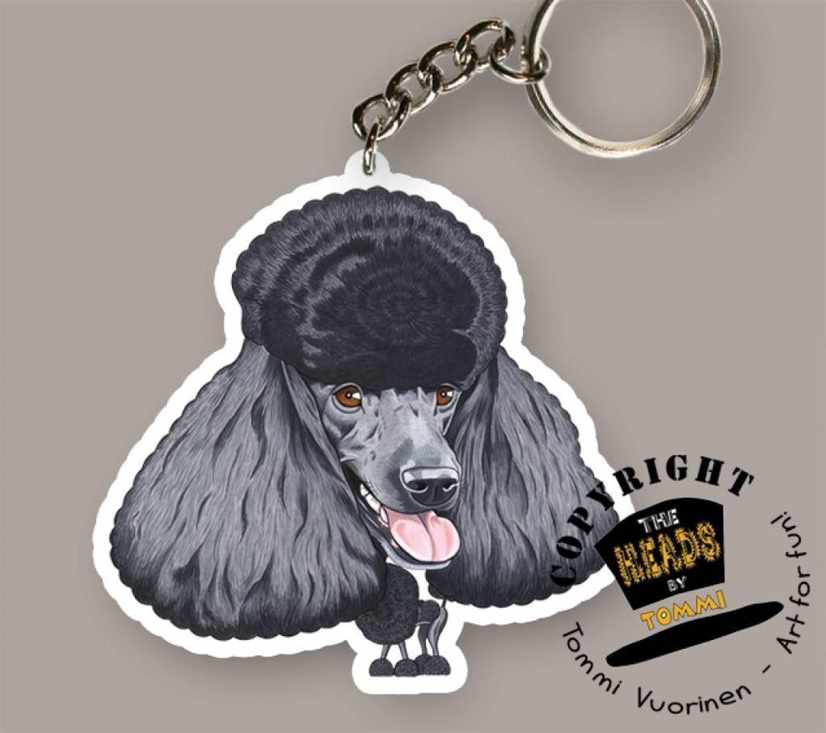 Sleutelhanger Hond Poedel