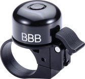 BBB-11 Loud & Clear Fietsbel - Aluminium - 22.2/25.4/31.8mm stuur diameters - Zwart