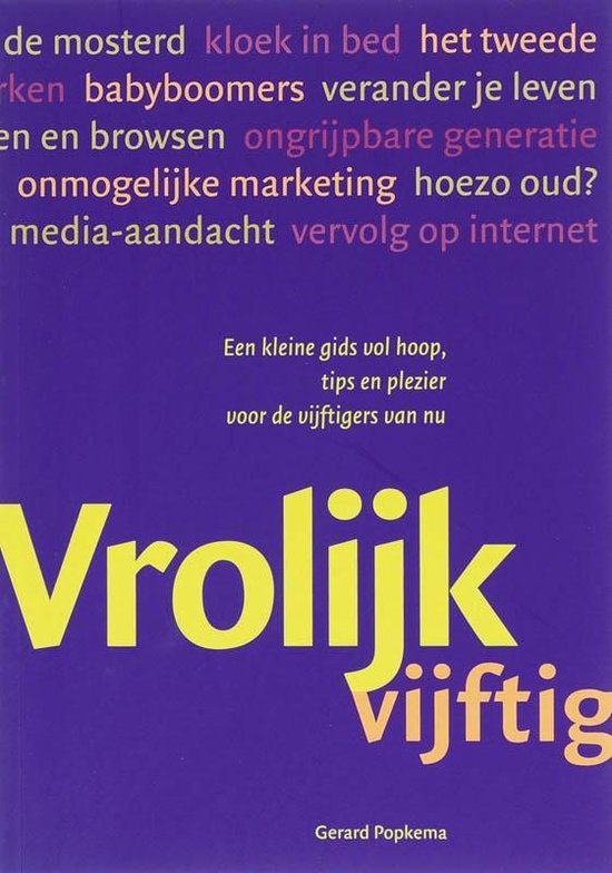 Cover van het boek 'Vrolijk Vijftig'