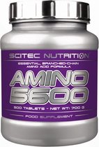 Scitec Nutrtion - Amino 5600 - Essential, Branched-chain amino acid formula - 500 tabs - 125 porties