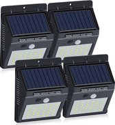 LED buitenlamp op zonne energie - 4 stuks - Bewegingssensor - Duurzaam