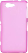 Sony Xperia Z3 Compact Flexibel Hoesje Roze, Mat