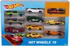 foto van Hot Wheels Cadeauset met 10 Auto's - Speelgoedvoertuig