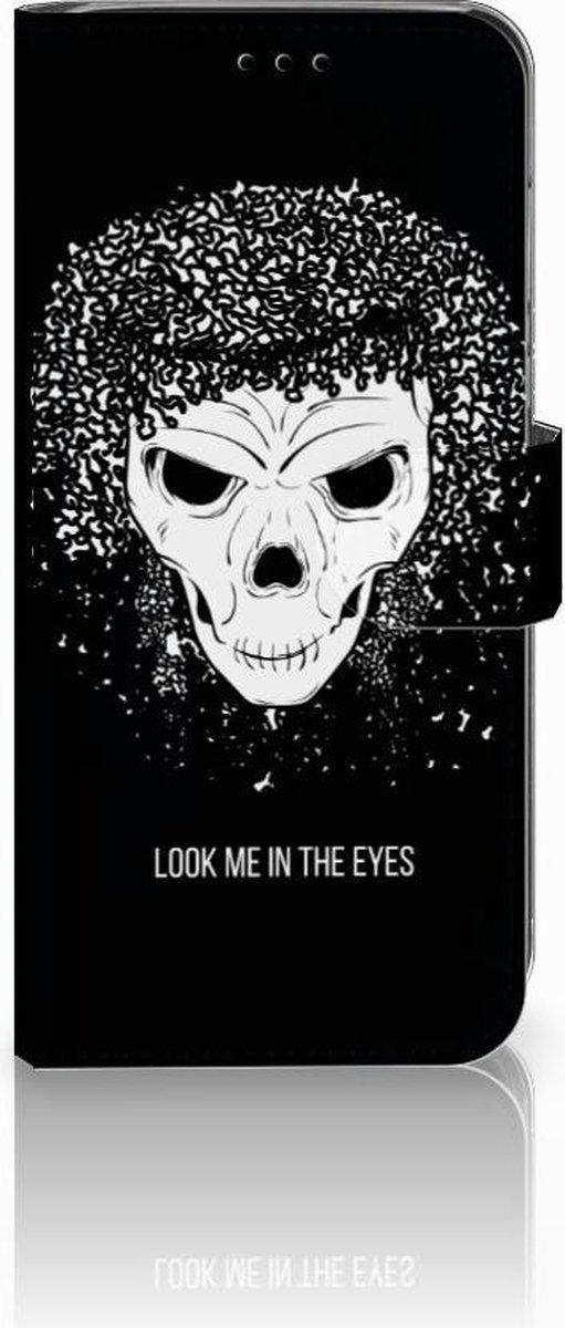 Telefoonhoesje met Naam Huawei P20 Lite Skull Hair