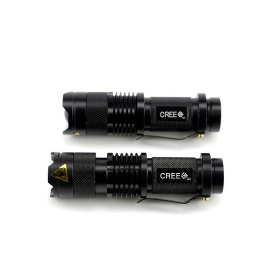 CREE Mini LED Zaklamp - 700 Lumen - Zwart