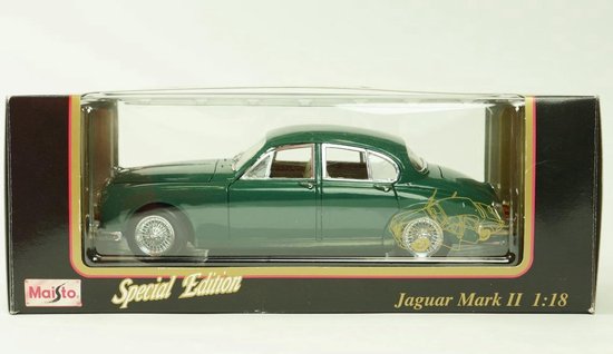 Jaguar Mark 2 1959 Groen 1/18 | bol