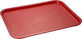 Dienblad - Rood - 45x35 -5 cm