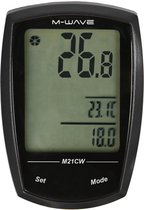 Ordinateur de vélo M-wave M21w Touch Wireless Zwart