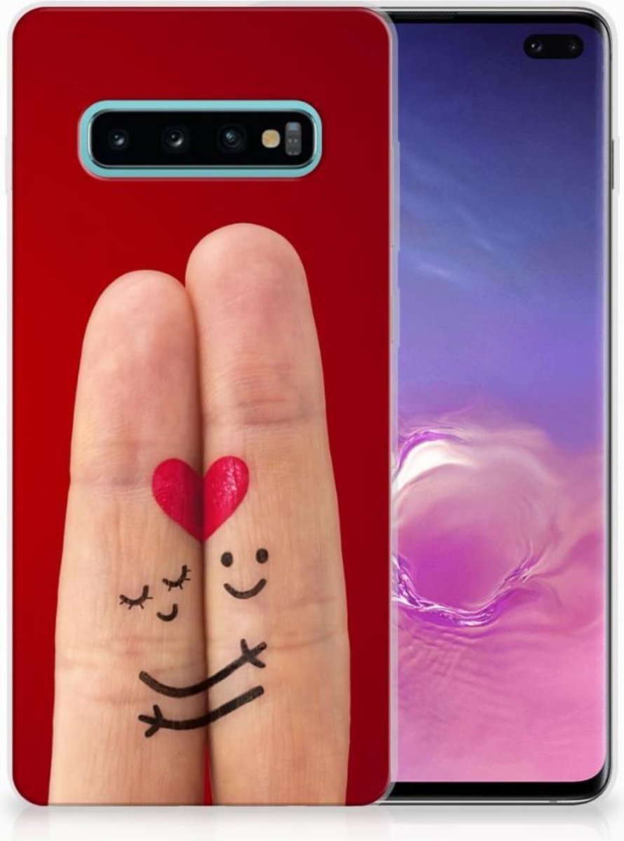 Samsung Galaxy S10 Plus Silicone Back Cover Liefde - Origineel Romantisch Cadeau