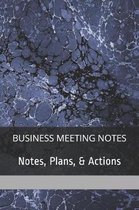 Meeting Notes