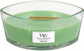 Woodwick Heartwick Flame Ellipse Geurkaars - Palm Leaf