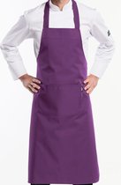 Benza Schort Keukenschort Chaud Devant - Aubergine (75 x 100 cm)
