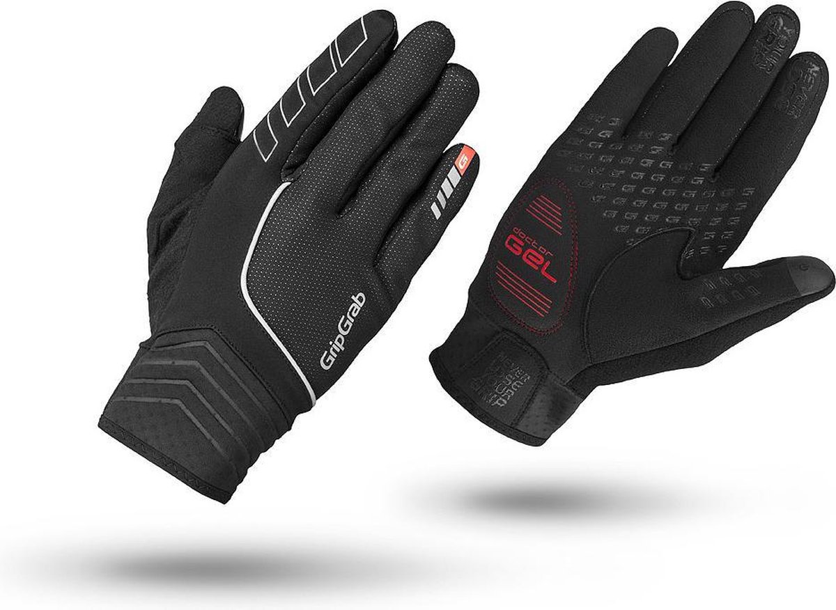 GripGrab - Hurricane Windproof Midseason Glove - Zwart - Unisex - Maat XXL