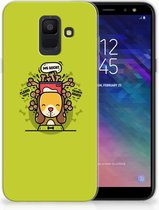 Geschikt voor Samsung Galaxy A6 (2018) TPU Hoesje Design Doggy Biscuit