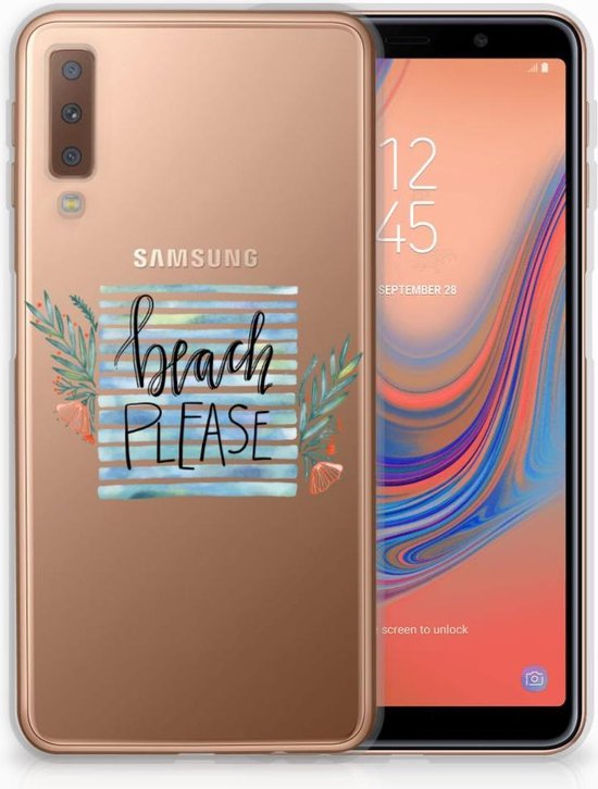 Coque Smartphone pour Samsung Galaxy A7 (2018) Coque Boho Beach
