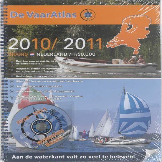 Cover van het boek 'De Vaaratlas Noord Nederland 2010/2011 + CD'