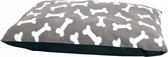 Hondenkussen Fleece Botten - 85x70x10 cm - Grijs