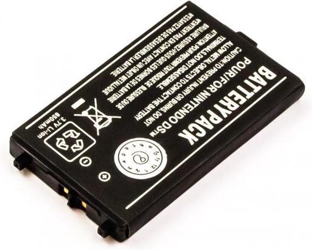 Battery for Nintendo DS, Liion, 3,7V, 850mAh, 3,1Wh