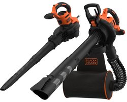 BLACK+DECKER BEBLV300-QS Bladblazer - 3000W - 72L ruggedragen opvangzak - gesnoerd