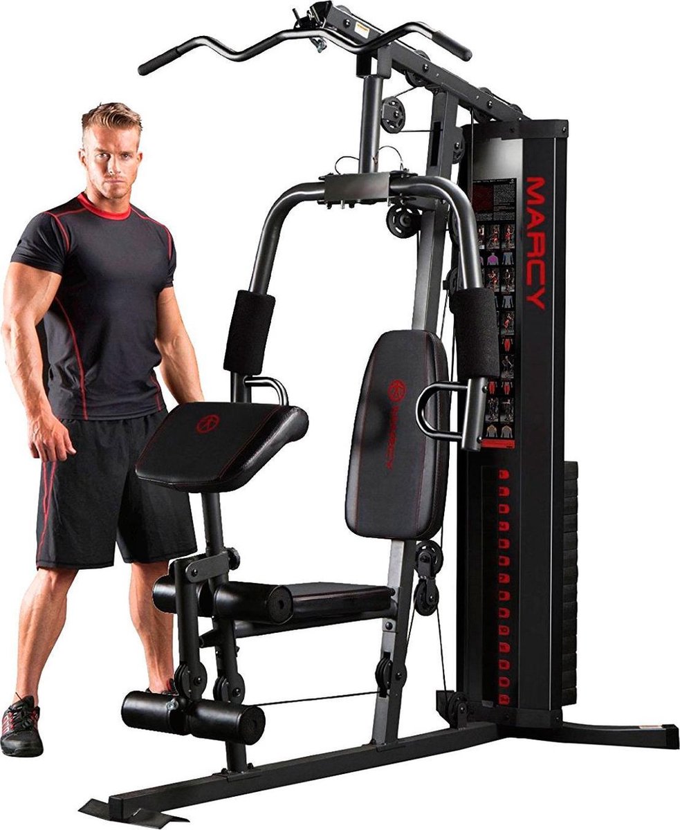 venijn hand Eekhoorn Marcy ECLIPSE HG3000 – Compact Home Gym - Fitness Krachtstation -  Gewichten: 68kg -... | bol.com