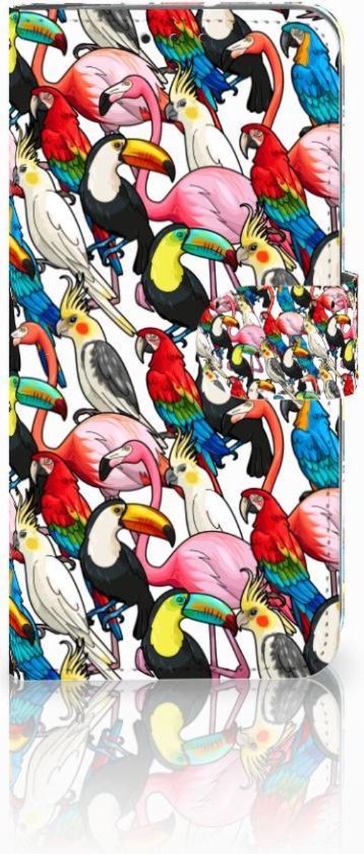 Motorola Moto G7 Power Telefoonhoesje met Pasjes Birds
