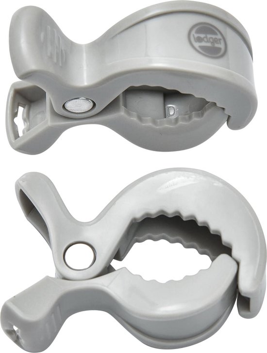 Lodger Swaddle Clips Grijs 2 stuks