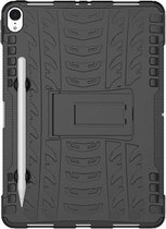 GadgetBay Hybride TPU Polycarbonaat iPad Pro 11-inch 2018 Case Hoes - Profiel Zwart Standaard