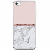 iPhone 5/5S/SE siliconen hoesje - Rose all day