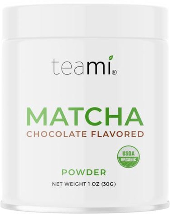 Teami Matcha Poeder - Chocolate Smaak - Voor stofwisseling & stressverlaging